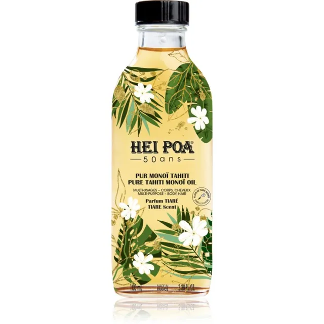 Hei Poa Pure Tahiti Monoï Oil Tiara Multifunktsionaalne õli kehale ja juustele 100 ml