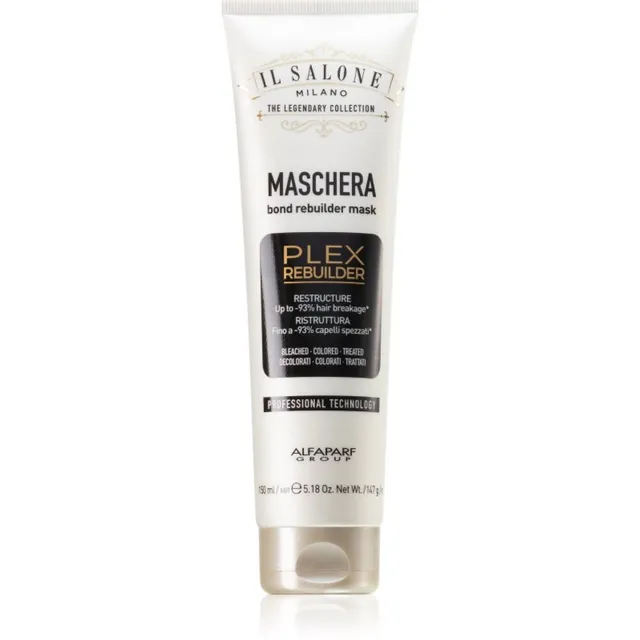 Alfaparf Milano Il Salone Milano Plex Rebuilder Mask blondeeritud, värvitud ja keemiliselt töödeldud juustele 150 ml