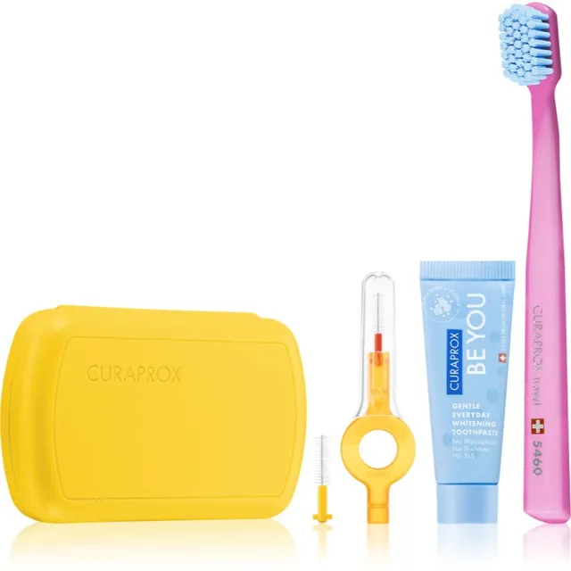 Curaprox Travel Set Reisikomplekt hammastele, keelele ja igemetele