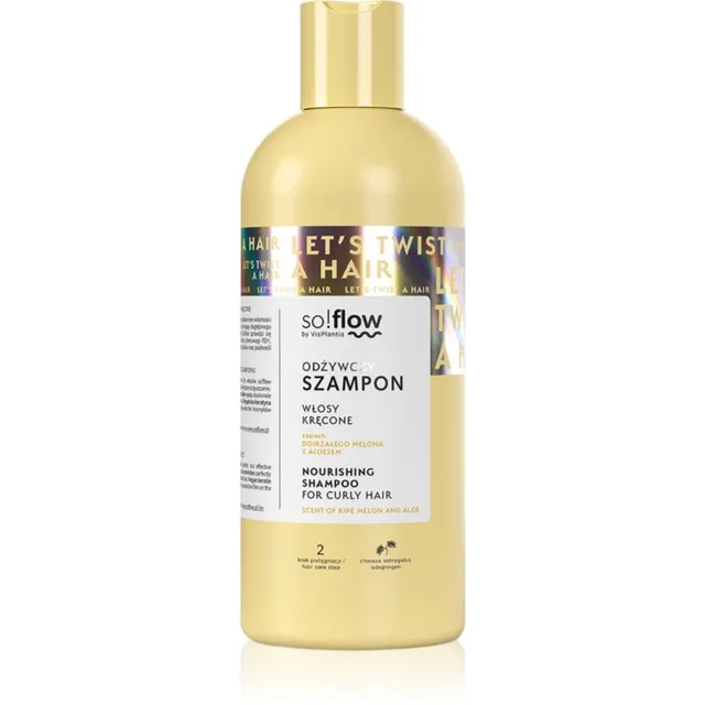 so!flow Curly Hair Nourishing Shampoo Toitev šampoon lokkis juustele 400 ml
