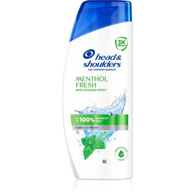 Head & Shoulders Menthol Fresh Kõõmavastane šampoon jahutava toimega 625 ml