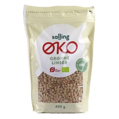 Rohelised läätsed, pool. Salling Eko öko 400g