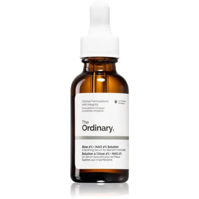 The Ordinary Aloe 2% + NAG 2% Solution Rahustav seerum akne hoolduseks 30 ml