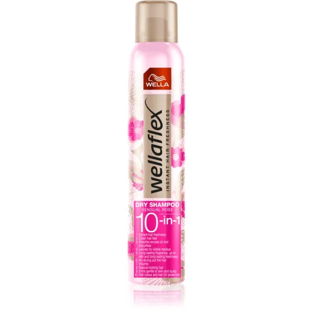 Wella Wellaflex Sensual Rose Kuiv šampoon kerge lillelõhnaga 180 ml