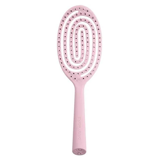 BRUSHWORKS Flexi Oval Detangling Hair Brush