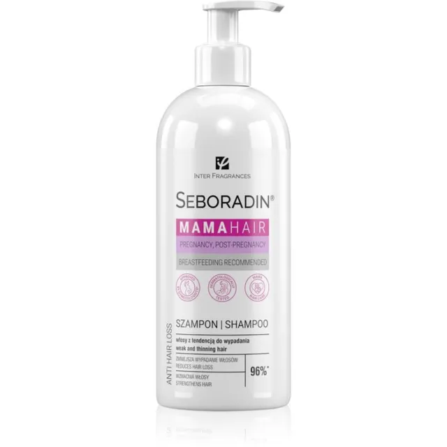 Seboradin Mama Hair Šampoon rasedatele ja imetavatele naistele 400 ml