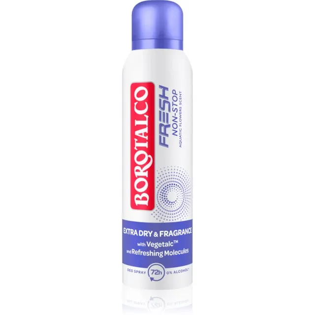 Borotalco Non-Stop Fresh Aquatic Flowers Pihustatav deodorant 72 tundi 150 ml