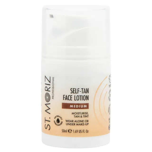ST. MORIZ Professional Self-Tan Face Lotion Medium 50ml