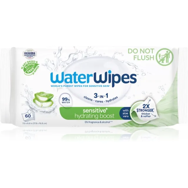 WaterWipes Hydrating Clean Värskendavad niisked salvrätikud 60 tk