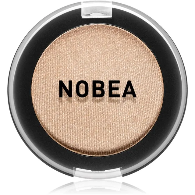 NOBEA Day-to-Day Mono Eyeshadow Lauvärv sädelusega varjund Toasted almond 3,5 g