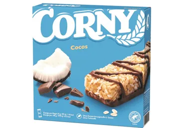 Müslibatoon kookos.-p.šok. CORNY 6x25g