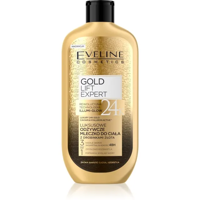 Eveline Cosmetics Gold Lift Expert Toitev kehakreem kullaga 350 ml