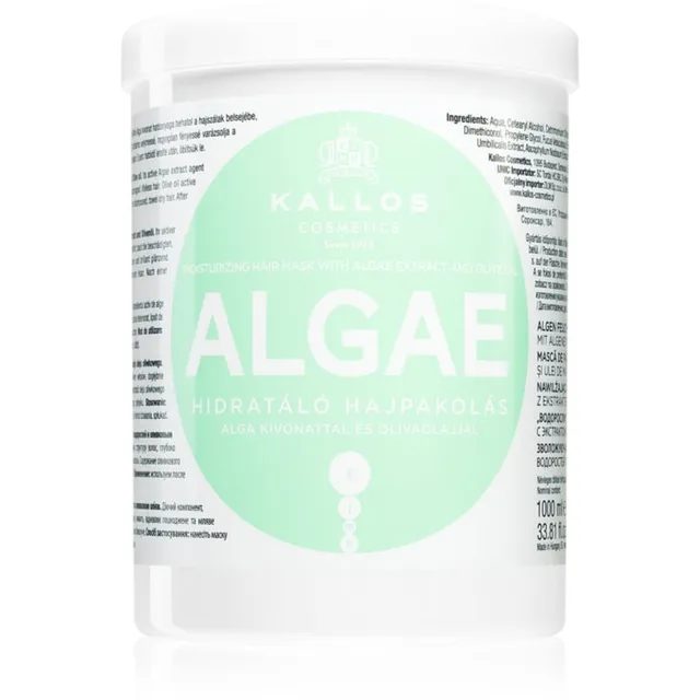 Kallos KJMN Professional Algae Niisutav mask vetikaekstrakti ja oliiviõliga 1000 ml