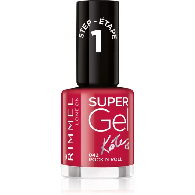Rimmel Super Gel By Kate Geelküünelakk ilma UV / LED-lampide kasutamiseta varjund 042 Rock n Roll 12 ml