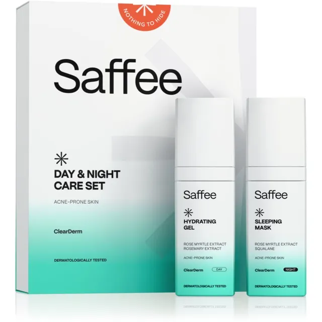 Saffee ClearDerm Day & Night Care Set komplekt probleemsele nahale