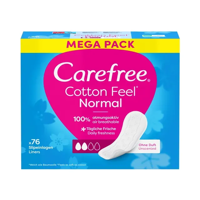 Pesukaitse Cotton lõhnatu, CAREFREE, 76 tk