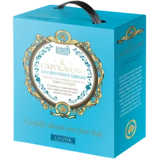 Il Capolavoro Lucido Pinot Grigio BIB vein 12,5%vol 2,25 l