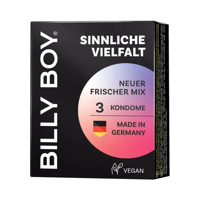 Kondoom Sensual Mix, BILLY BOY, 3 tk