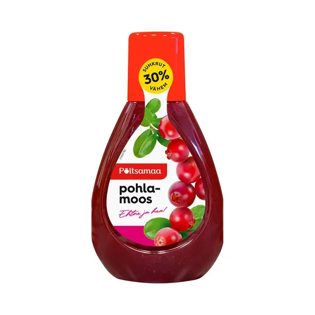 Pohlamoos pudelis, PÕLTSAMAA, 385 g
