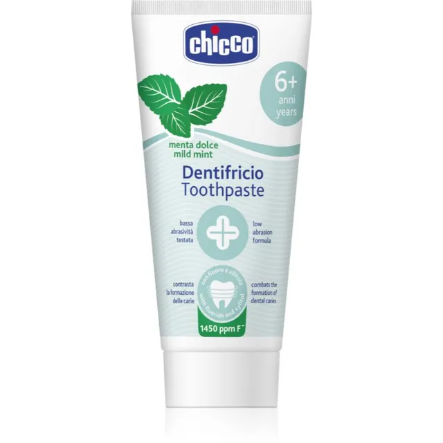 Chicco Toothpaste Mild Mint Laste hambapasta vanusele 6+ 1 tk