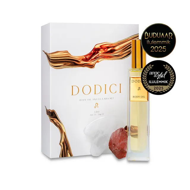 DODICI  kehaõli ja gua sha komplekt
