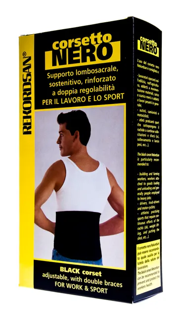 REKORDSAN RISTKORSETT ORTOPEEDILINE T2 NERO
