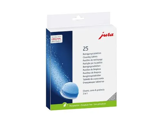 JURA puhastustabletid 25 tk (3f)