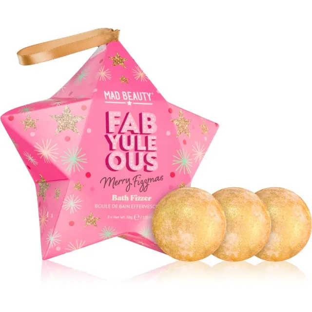 Mad Beauty FabYuleOus Kihisev vannipomm 3x50 g
