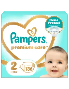 Pampers Premium Care Teipmähkmed, Suurus 2, 136 Mähet