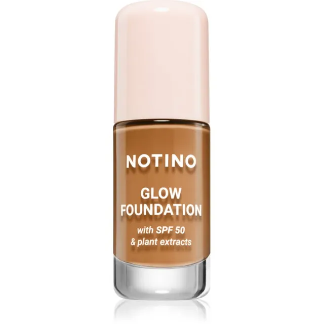 Notino Glow Foundation With SPF 50 & Plant Extracts Valgustpeegeldav jumestuskreem SPF 50 01 Medium Deep Warm 30 ml