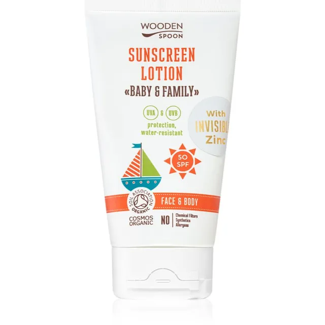 WoodenSpoon Baby & Family Kogupere päikesekaitselosjoon, SPF 50 150 ml