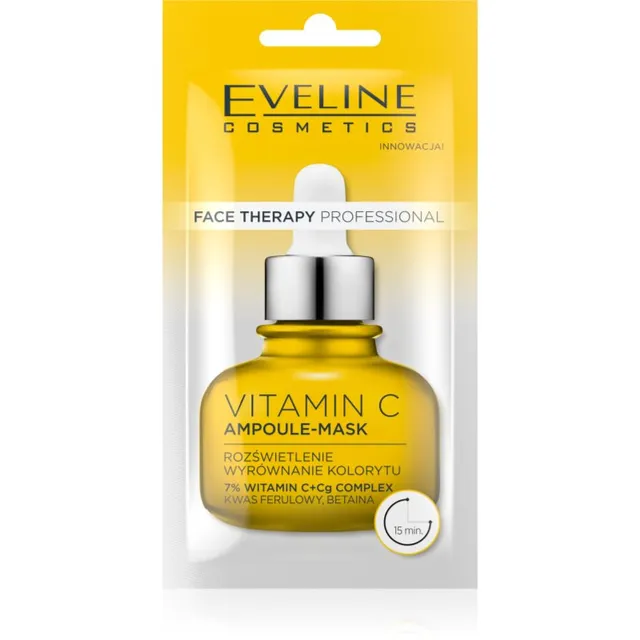 Eveline Cosmetics Face Therapy Vitamin C Kreem-mask sära andva efektiga 8 ml