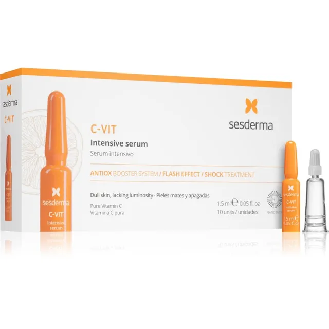 Sesderma C-Vit Kirgastav ja taastav seerum C-vitamiiniga 10x1,5 ml
