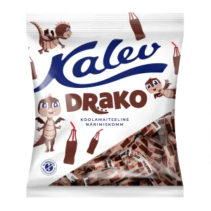 Kalev närimiskompv.Drako 110g koolamaits