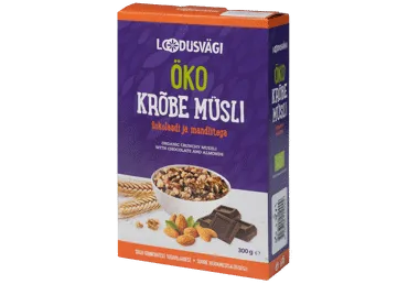 Ök.müsli šokol.,mandlit.LOODUSVÄGI 300g
