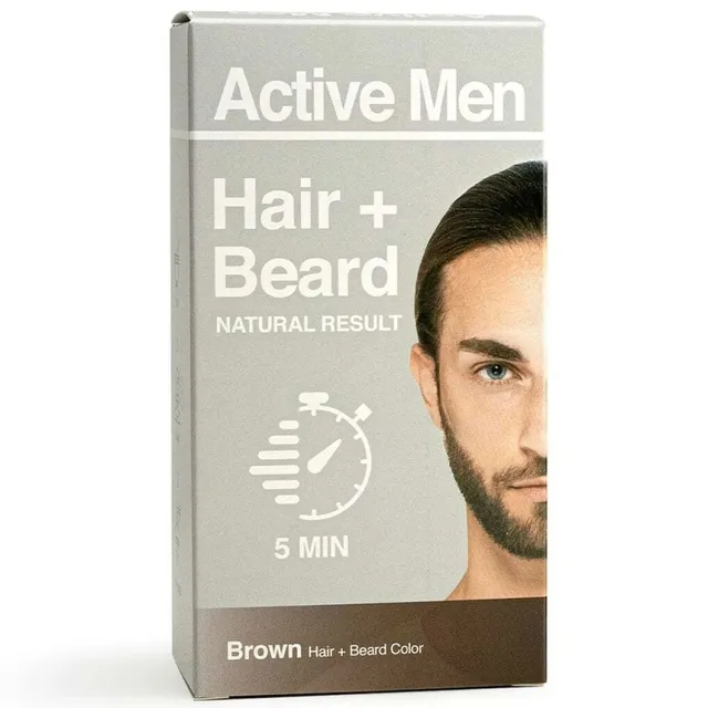 Active Men Hair & Beard Color Brown