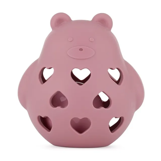 Petite&Mars Bear Basil 0m+ kõristi Dusty Rose 1 tk