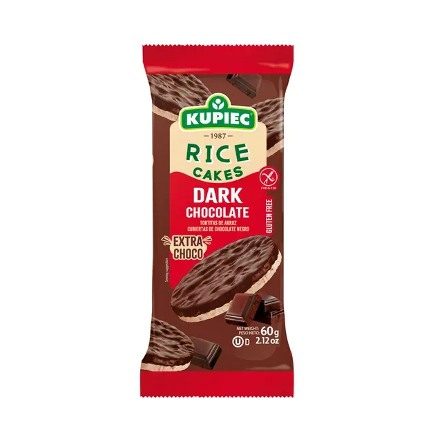 Riisivahvlid tumeda šokolaadiga, KUPIEC, 60 g