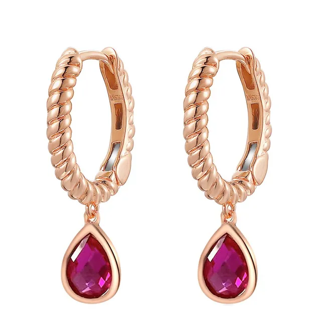 NEORE Avery Twist Corundum Earrings
