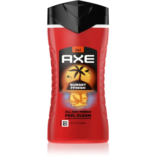 Axe Sunset Fresh Dušigeel näole, kehale ja juustele 250 ml