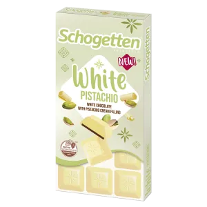 Schogetten valge shok.100g pistaatsia