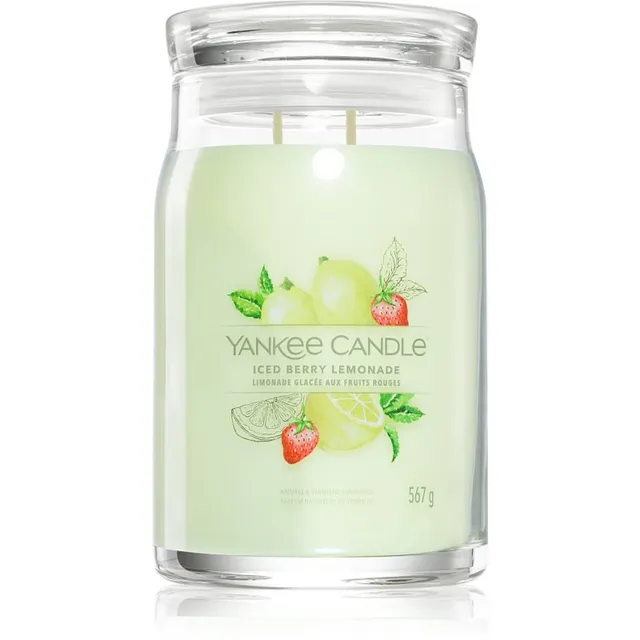 Yankee Candle Iced Berry Lemonade lõhnaküünal Signature 567 g