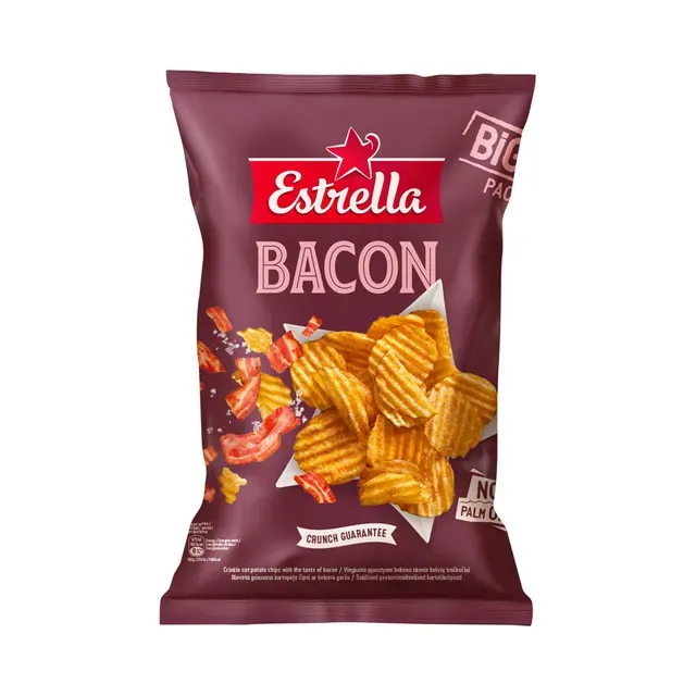 Kartulikrõps suitsupeekonimaitseline, ESTRELLA, 180 g