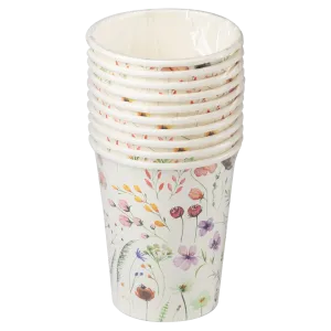 Papptops Põllulilled 250ml 10tk