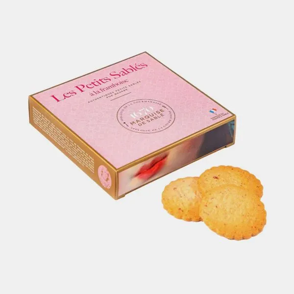 Liivaküpsised vaarikatükkidega 100g