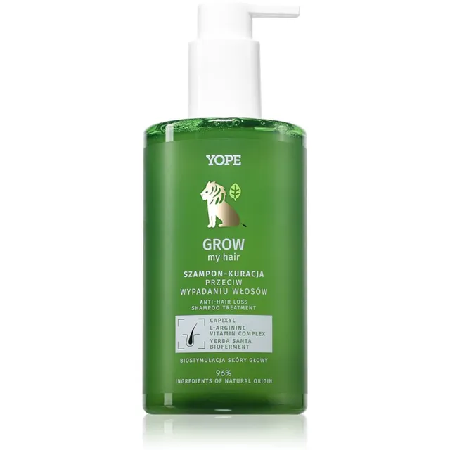 Yope Grow My Hair Šampoon juuste väljalangemise vastu 300 ml