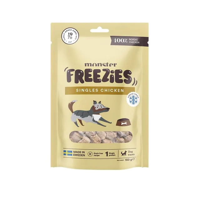Monster Dog külmkuivatatud maius koerale, kana, 150 g