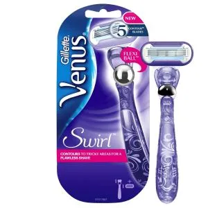 Gillette Venus Swirl Flexiball raseerija + 1 tera