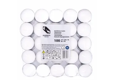 Teeküünlad ELEMENTS SENSE 100tk
