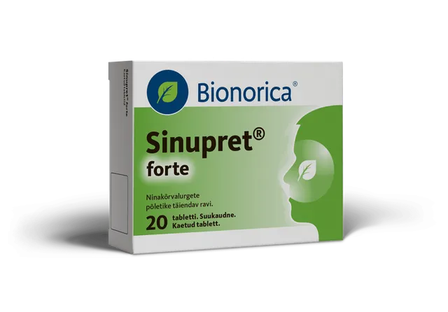 SINUPRET FORTE KAETUD TBL 12MG+36MG+36MG+36MG+36MG N20